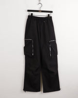 アコンジッパーポケットナイロンワイドツーウェイジョガーパンツ/ Acorn Zip Pocket Nylon Wide Two Way Joggers