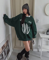(UNISEX) コブ制服オーバーマンツーマン