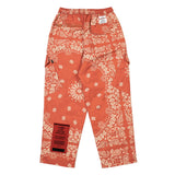 23 ペイズリーカーゴパンツ / 23 PAISLEY CARGO PANTS ORANGE / KHAKI / NAVY / BLACK