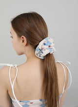 セット ハイティーンノースリーブクロップトップス&シュシュ / SET Highteen Sleeveless Crop Top Scrunchie Blue