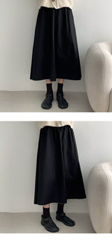 バンディングフレアスカート / banding flare skirt