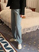 [S-XL] ルーズウォッシングデニムパンツ