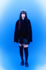 Soft Love Fur Jacket (Black)