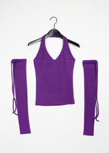 ホルターウォーマーセットスリーブ/Halter Warmer Set Sleeveless (3color)