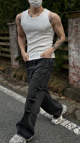 Double cut sleeveless(3colors)