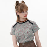 Flower Crop-T [Mint_strawberry] (6592904331382)