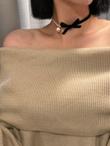 ジュリアミニベルベットリボンチョーカー/julia mini velvet ribbon choker