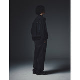マルチファンショナルジッププルオーバージャケット / MULTI FUNTIONAL  ZIP PULLOVER JACKET_BK