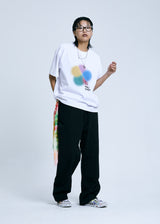 BIG FLOWER BALL SHORT SLEEVE T-SHIRT_WHITE