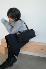 compact duffle bag (black)