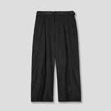 Side buckle corduroy pants (3color)