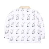 BEARRABBIT カラーフリースシャツ / BSR2223FWJK106 BEARRABBIT COLLAR FLEECE SHIRT WHITE