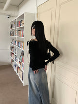 アチューンカットウォッシュドデニムマキシロングスカート