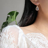 ヨンロンクリスタルイヤリング&ネックレスセット / Younglong Crystal Earrings & Necklace set