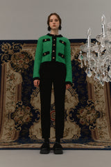 Tweed knit jacket