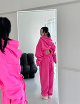 Valen Napping Backless Hoodie