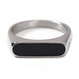 horizontal onyx ring