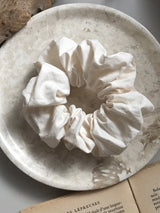 oar Vintage Shirt Scrunchie [White]