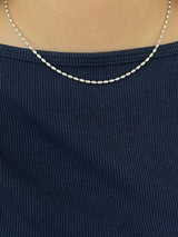 (silver925) spring necklace