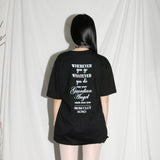 エンジェルズウィスパーTシャツ - ブラック
