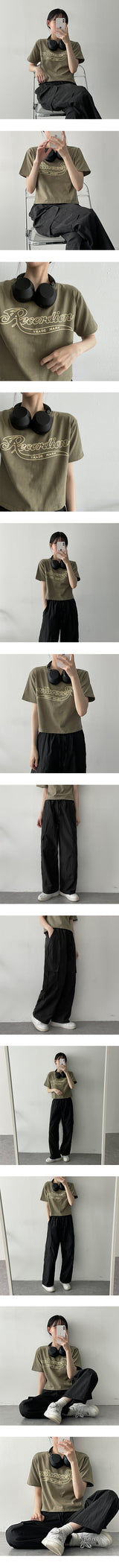 コーベバスロックナイロンカーゴワイドパンツ / Kobe Bath Rock Nylon Cargo Wide Pants