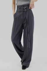 2ベルトワイドスラックス / Two Belt Wide Slacks (3color)