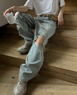 ハンドビンテージワイドデニム/Hand Vintage Wide Denim