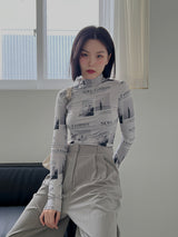 シルキー マガジン ポーラー Tシャツ / Silky Magazine Polar T-shirt (2color)