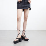 GARNIE STRAP SANDLE HEEL
