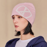 VA Square Jacquard Beanie / Pink