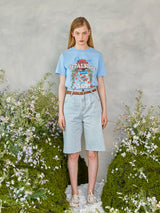 ローズガーデンTシャツ / Rose Garden T-Shirt (Light Blue)
