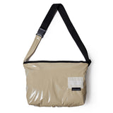 2WAY PADDED MESSENGER BAG_BEIGE
