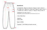 カラーウェイジョガースウェットパンツ / COLORWAY JOGGER SWEATPANTS [BLACK]