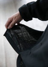 SILH LINEN CHECKERED SHIRT