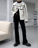 ドローイングカリムバイカージャケット / OWN Drawing Karim Biker Jacket