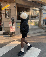 Mix fur hat