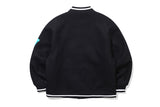 OUT FONT WOOL VARSITY JACKET