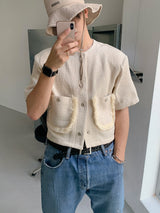 3 TAP Snap Tweed Jacket (2color)