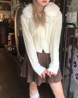 アキチェッカープリーツスカート