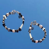 black gemstone bracelet
