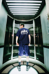 9090 × NERDUNIT King Logo Rhinestone Tee