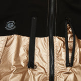 ウィンドブレーカーフーデッドステッチジャケット/BSR2223FWJK035 MMM WINDBREAKER HOODED STRETCH JACKET ROSE GOLD/BLACK