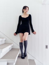 Ballerina mini dress (BLACK)