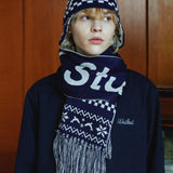 Dolphin nordic reversible knit muffler (6622467752054)