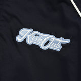 UNI LOGO WAPPEN CROP BLOUSON JACKET [NAVY]