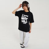 タイポボキシーTシャツ / TYPO BOXY TEE BLACK