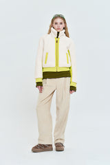 CHERRY REVERSIBLE OUTDOOR JACKET [LIME]