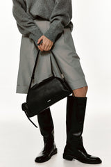 Lizard Shoulder bag_Black