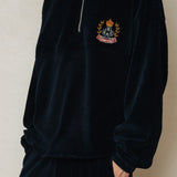 GHCコーデュロイハーフジップ/GHC CORDUROY HALF ZIP-UP_NAVY