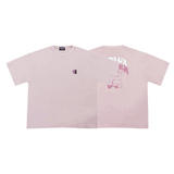 コラボレーションロゴTシャツ / PUBLUX × GRAVER - PINK